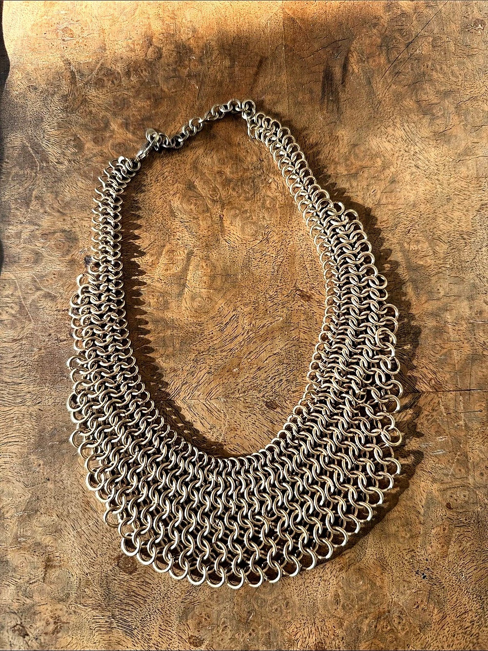 Gold Tone Statement Chain Necklace